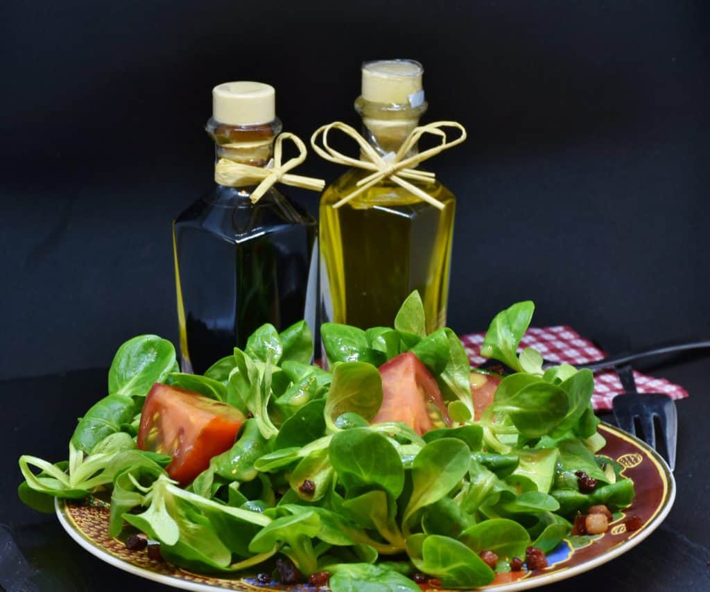 Organic olive oil and balsamic vinegar are a huge plus in your healthy organic kitchen.
