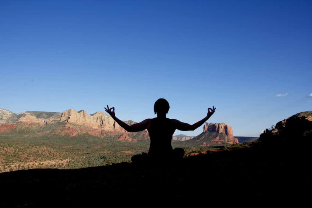 Yoga meditation is a great reason to go on a spiritual retreat.