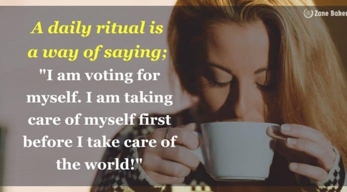 5 Daily Rituals to Reduce Anxiety and Improve Mood A daily ritual is a way of saying; "I am voting for myself. I am taking care of myself first before I take care of the world!" Daily Rituals
