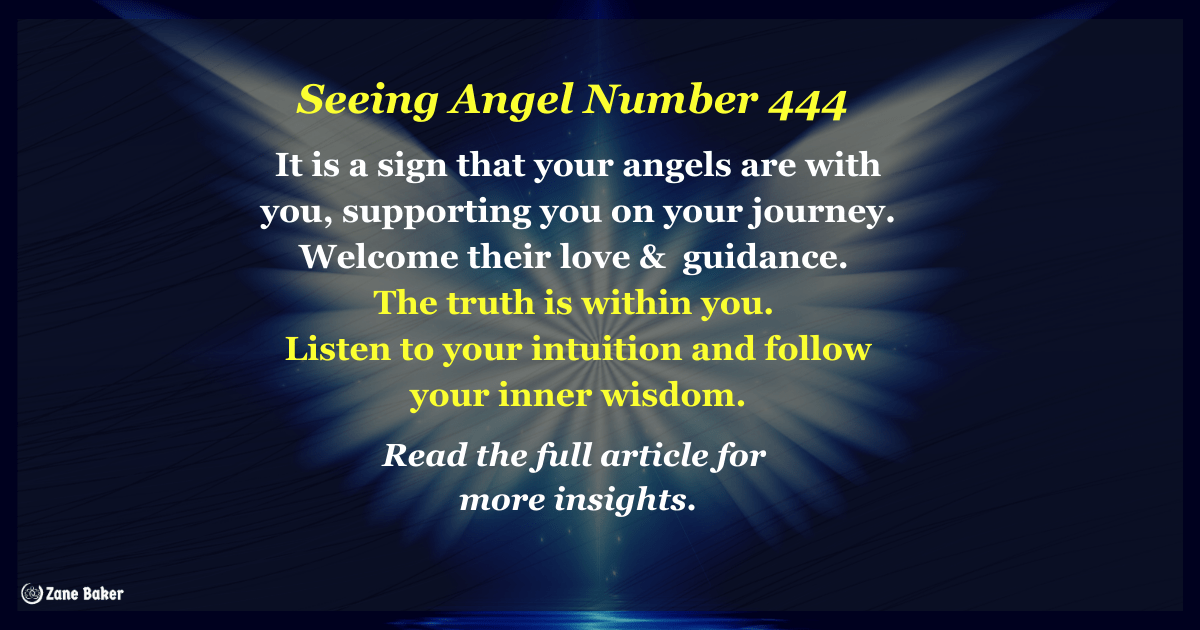 Keep Seeing 444 Everywhere You Go Here s The 444 Meaning 60 OFF