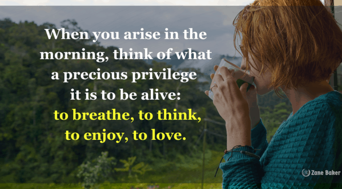 4 Easy Ways to Shift from Low to High Vibration Naturally High Vibration Living: When you arise in the morning, think of what a precious privilege it is to be alive: to breathe, to think, to enjoy, to love.