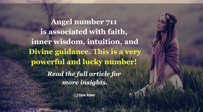 Seeing 711 Everywhere? Here’s Why! Angel Number 711 Meaning is associated with faith, inner wisdom, intuition, and Divine guidance. This is a very powerful and lucky number!