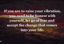 How Can You Raise Your Vibration and Make It Stick? If you are to raise your vibration, you need to be honest with yourself, let go of fear and accept the change that comes into your life.