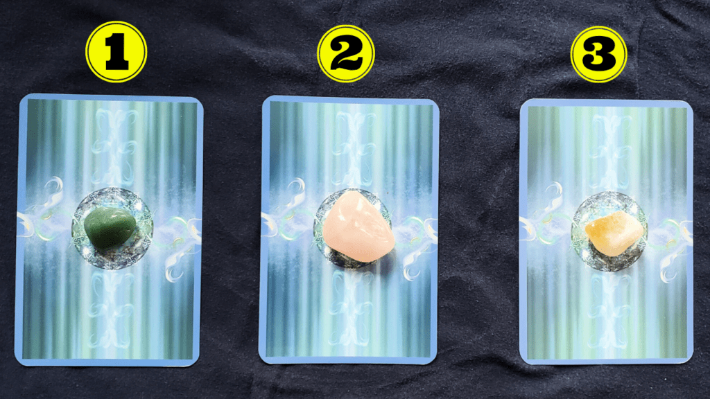 Pick your Angel card! Choose between number one, two and three.