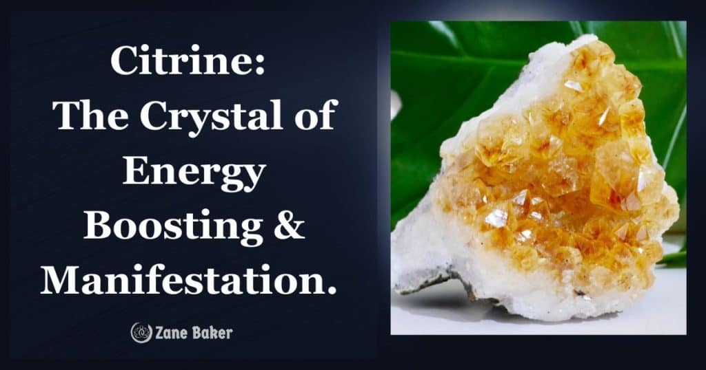 Citrine, the crystal of energy boosting & manifestation.