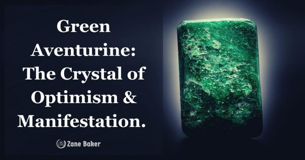 Green Aventurine, the crystal of optimism & manifestation!