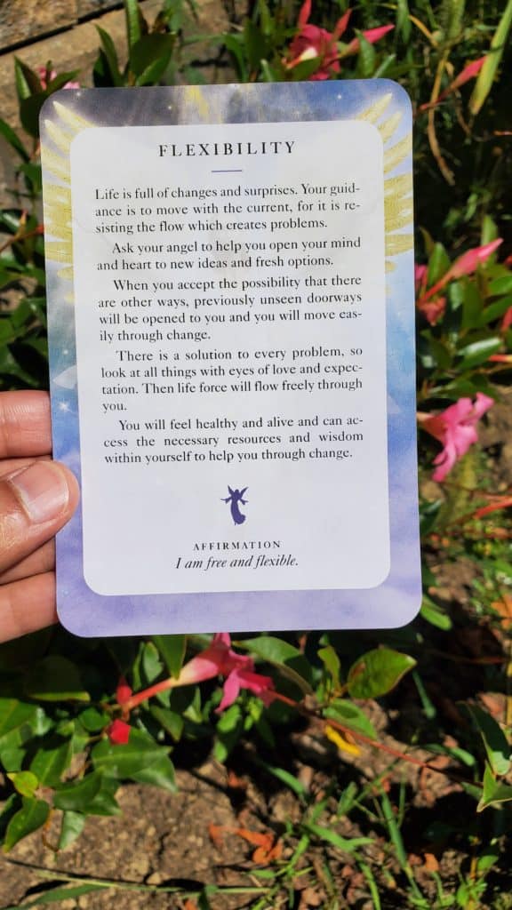 Flexibility Angel Card Angels of Light Oracle Cards