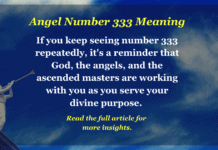 Angel Number 333 and Its Meaning Angel Number 333 Meaning