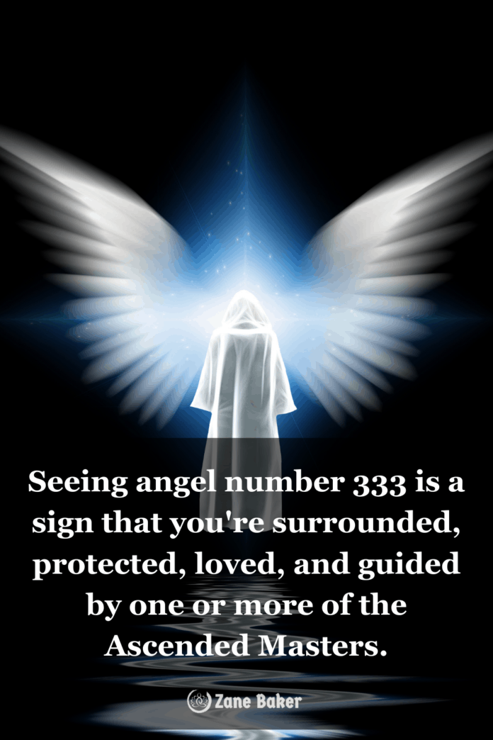 Seeing Angel Number 333 Is A Sign That Youre Surrounded Protected Loved And Guided By One Or More Of The Ascended Masters. 696x1044 