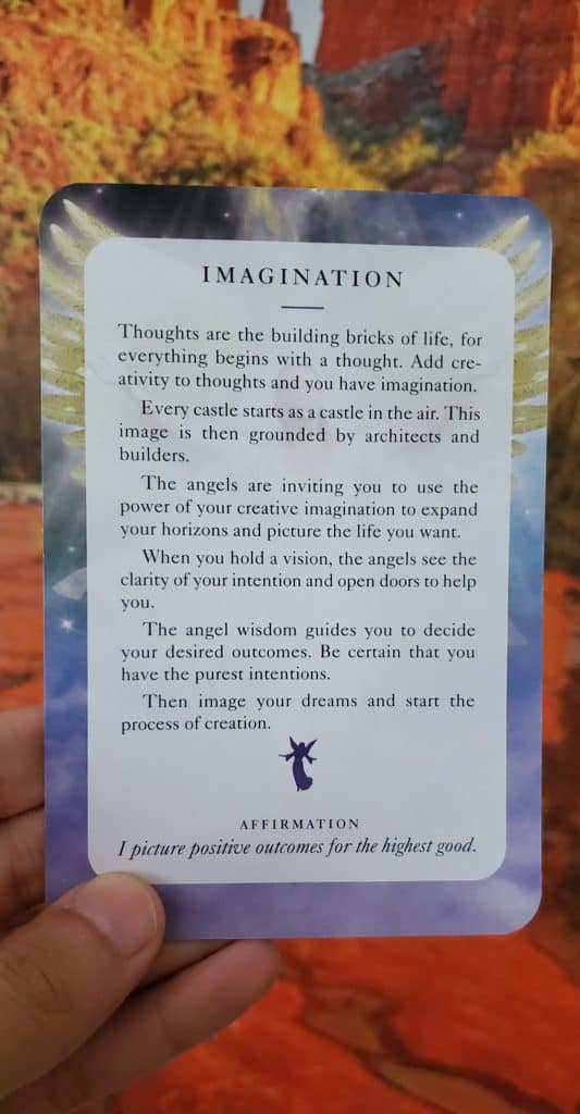 Imagination angels of light card