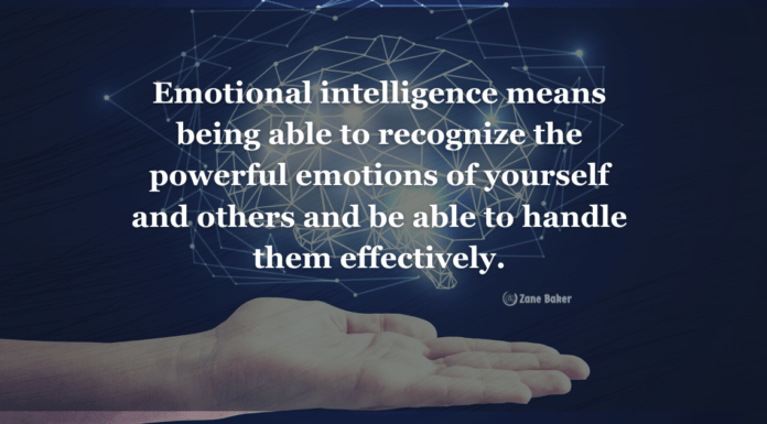 What Emotional Intelligence Is, Exactly? What emotional intelligence is having the ability to o recognize the powerful emotions of yourself and others and be able to handle them effectively.